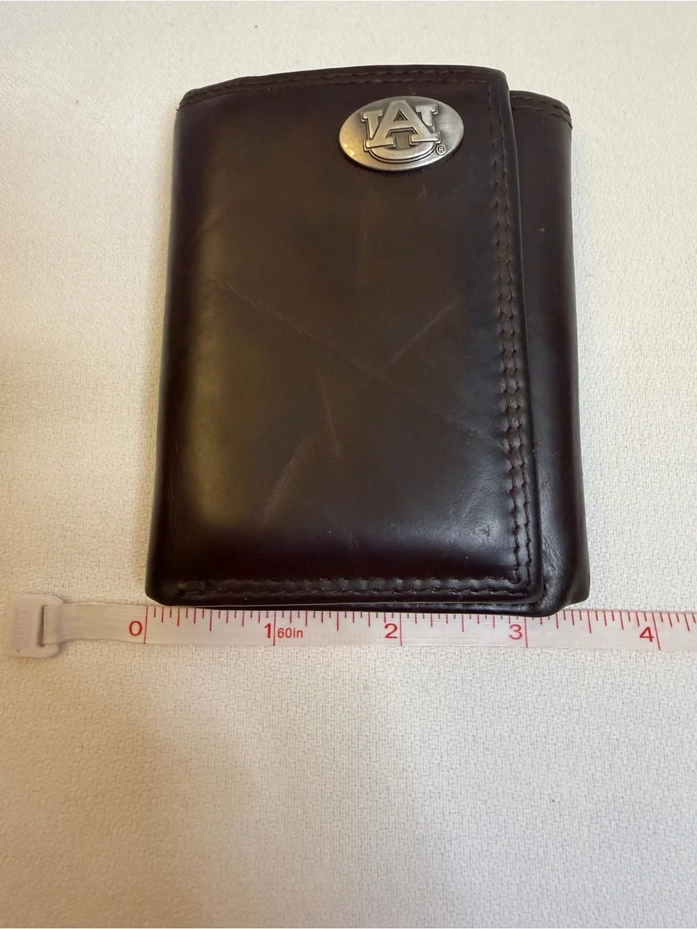 Zep-Pro Auburn Tigers Genuine Leather Trifold Wallet Gameday Southwestern Boho